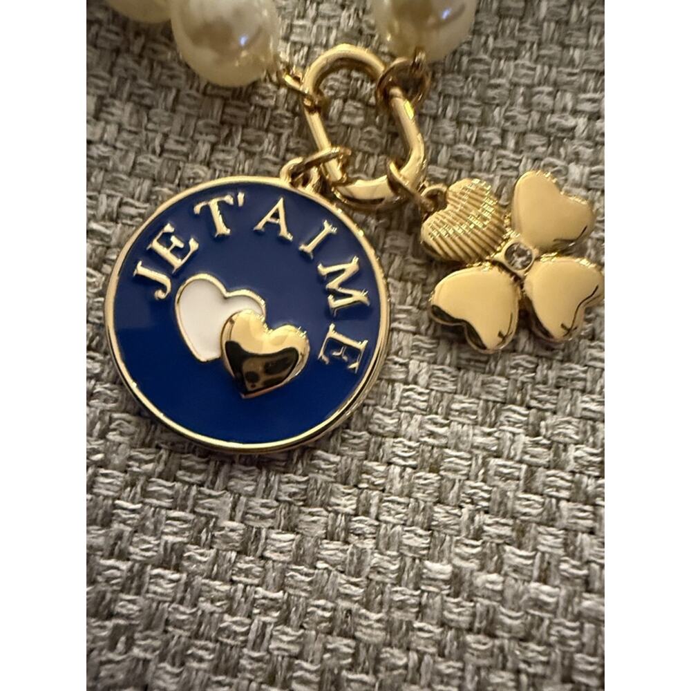 J. Crew Je t'aime pearl pendant necklace - Picture 9 of 11